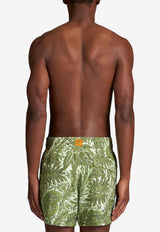 Etro Floral Print Swim Shorts 1B351-0116 0501 Green