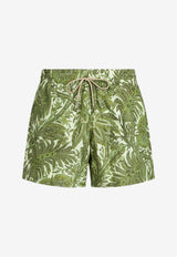 Etro Floral Print Swim Shorts 1B351-0116 0501 Green