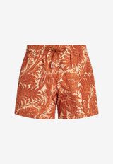 Etro Floral Print Swim Shorts 1B351-0116 0751 Orange