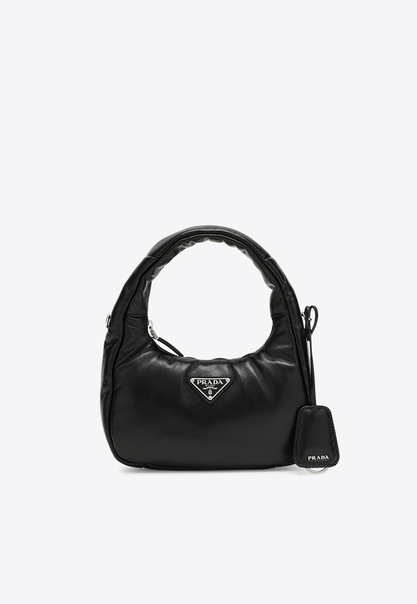 Prada Mini Padded Nappa Leather Handbag Black 1BA384OVZ2DYI/N_PRADA-F0002