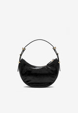 Prada Arqué Patent Leather Shoulder Bag  Black 1BC194OOO2DNT/Q_PRADA-F0002