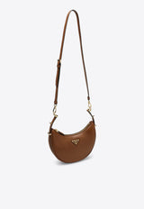 Prada Arqué Leather Top Handle Bag Brown 1BC194OOOASK/P_PRADA-F0XUG