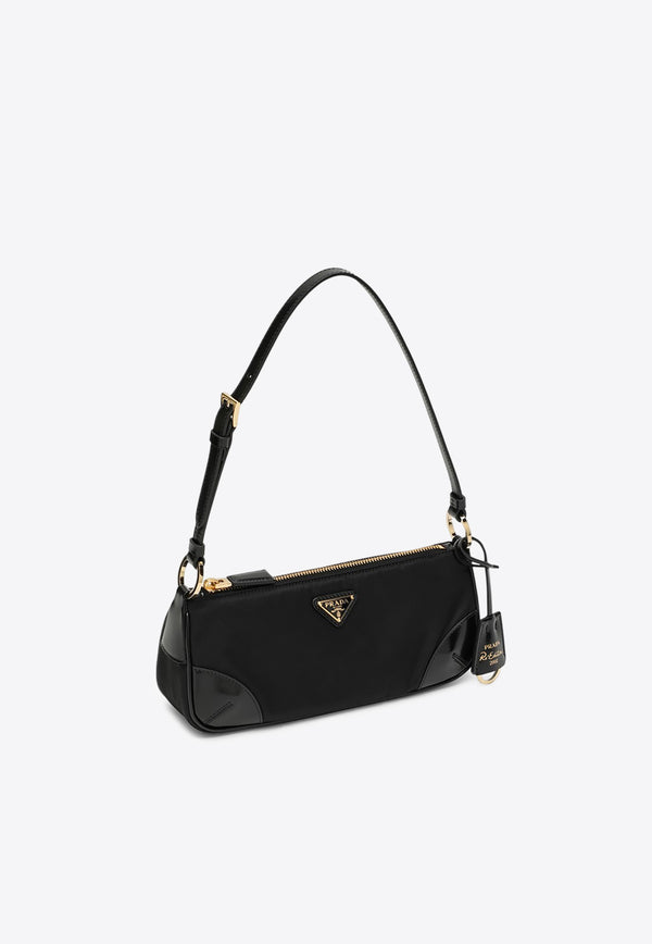 Prada Re-Edition 2002 Re-Nylon Shoulder Bag Black 1BC201OOOR789/O_PRADA-F0002