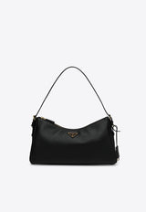 Prada Medium Aimée Leather Shoulder Bag Black 1BC231LVM2CYS/Q_PRADA-F0002