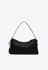 Prada Medium Aimée Leather Shoulder Bag Black 1BC231LVM2CYS/Q_PRADA-F0002