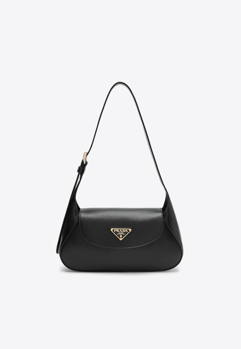 Prada Small Triangle Logo  Leather Shoulder Bag 1BD358OOO2AIX/P_PRADA-F0002