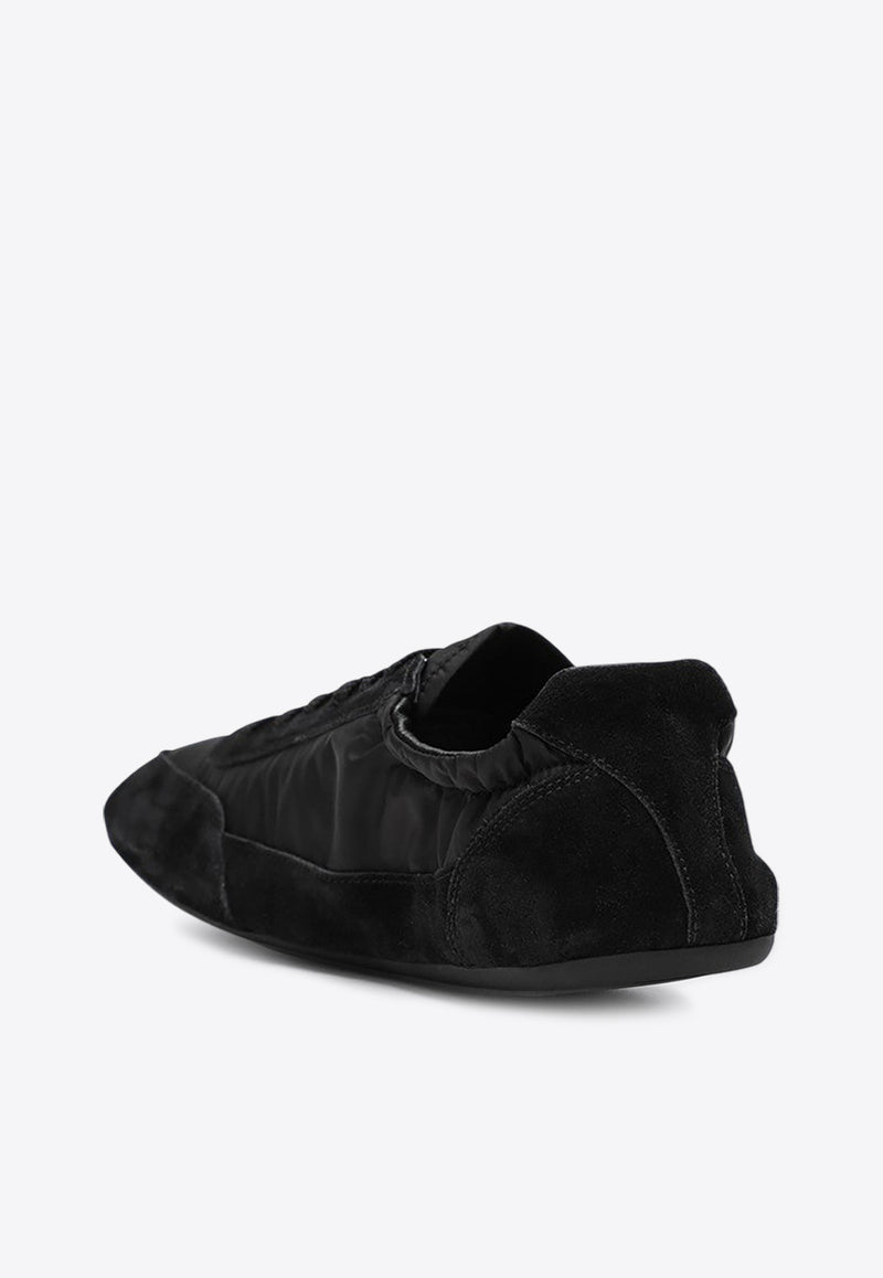 Prada Re-Nylon and Suede Collapse Sneakers Black 1E959N005D7C/Q_PRADA-F0002