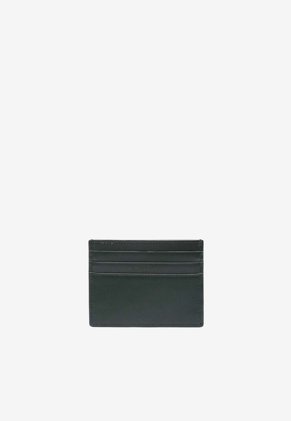 Etro Logo Embossed Leather Cardholder 1H769-2201 0500 Black