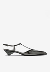 Prada Metallic Leather Slingback Pumps Metallic 1I535N0353AU1/P_PRADA-F0308