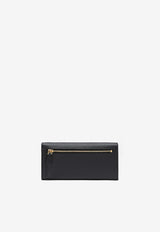 Prada Logo Lettering Saffiano Leather Wallet Black 1MH132QWA/Q_PRADA-F0002