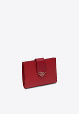 Prada Small Saffiano Leather Bi-Fold Wallet Red 1MV2042C7X/Q_PRADA-F068Z