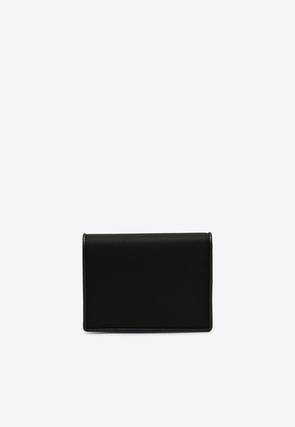 Prada Triangle Logo Bi-Fold Wallet Black 1MV2042DMI/P_PRADA-F0002