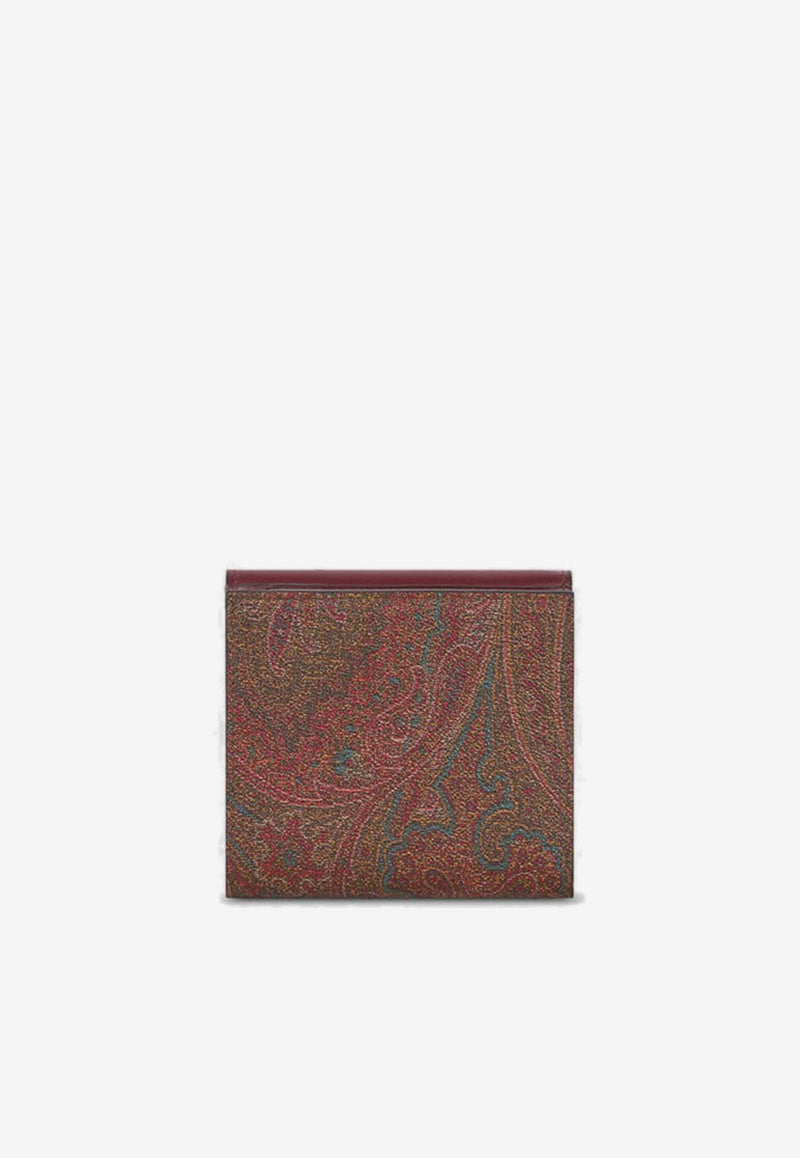 Etro Paisley Tri-Fold Wallet 1N925-8502 0300 Multicolor