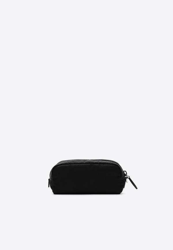 Prada Re-Nylon Zip-Up Vanity Pouch Black 1NS175R067/P_PRADA-F0002