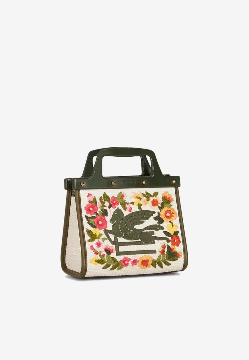 Etro Mini Love Trotter Floral Tote Bag Multicolor 1P037-7119 8000