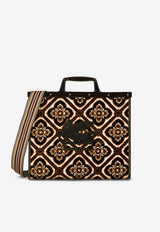 Etro Medium Love Trotter Jacquard Tote Bag Multicolor 1P038-7108 0001