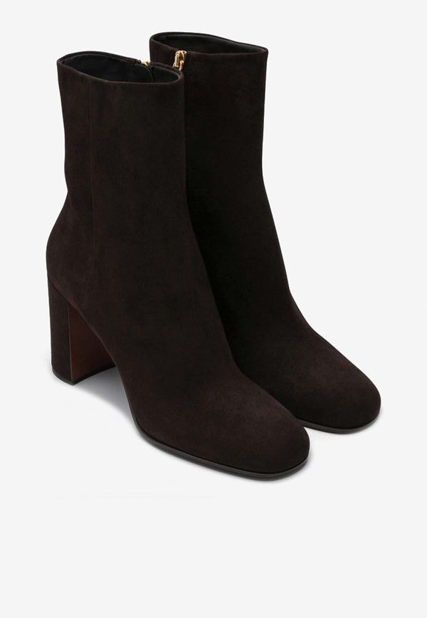 Prada 85 Suede Ankle Boots Brown 1T631N085008/P_PRADA-F0003