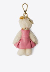 Prada Teddy Bag Charm with Metal Ring White 1TO0442A8V/Q_PRADA-F0009