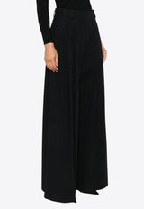 Alexander Wang Wide-Leg Wool Pants Black 1WC4244778BLACK