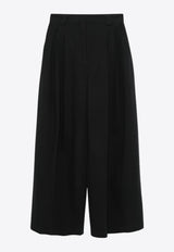 Alexander Wang Wide-Leg Wool Pants Black 1WC4244778BLACK