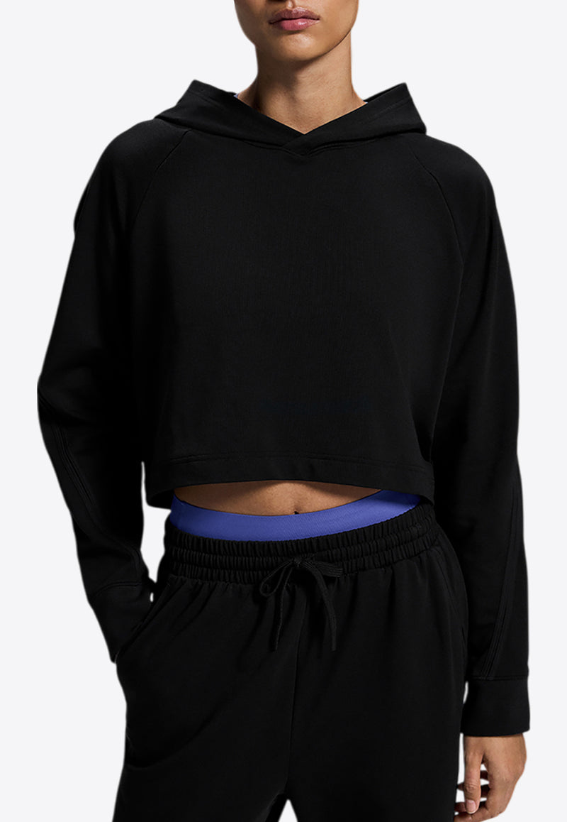 On Running Movement Cropped Hoodie Black 1WE30100553BLACK