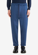 Etro Logo Track Pants 1Y528-9611 0201 Blue