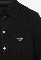 Logo Pinstripe Jacket