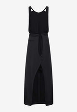 Patched Slip Maxi Dress