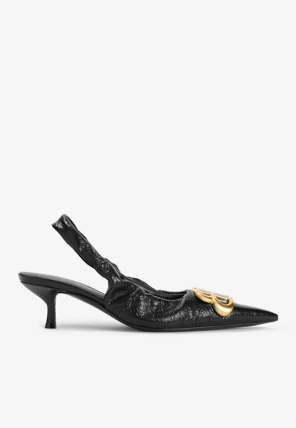 Monaco 50 Slingback Leather Pumps