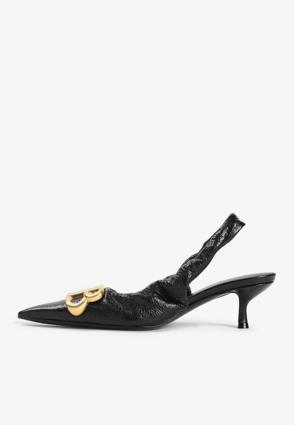 Monaco 50 Slingback Leather Pumps