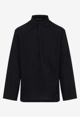 Long-Sleeved Polo T-shirt