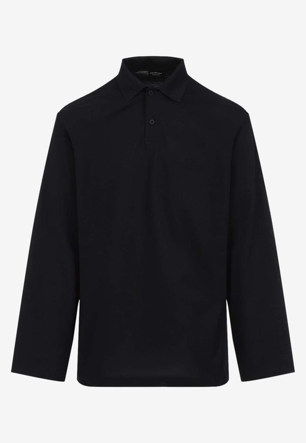 Long-Sleeved Polo T-shirt