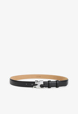 Logo Leather Belt