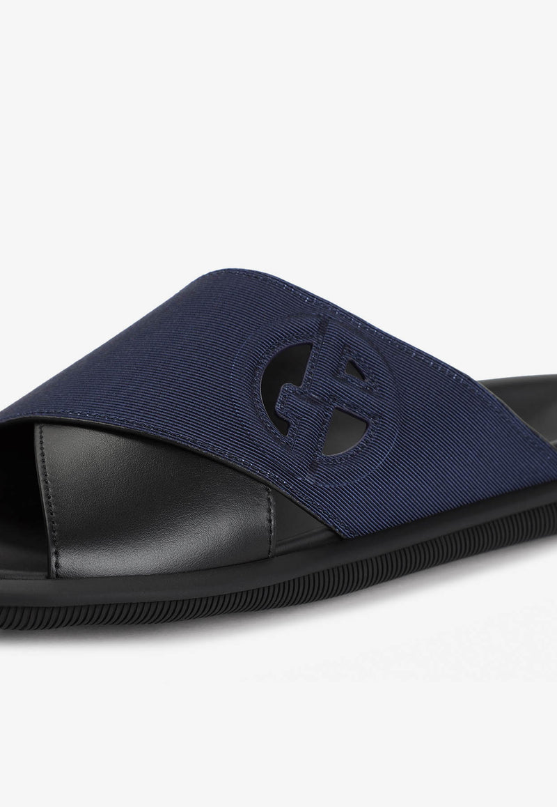 Logo Cross Sandals