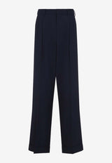 Front Pleat Wool Pants