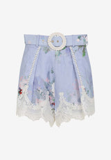 Everley Floral Lace Shorts