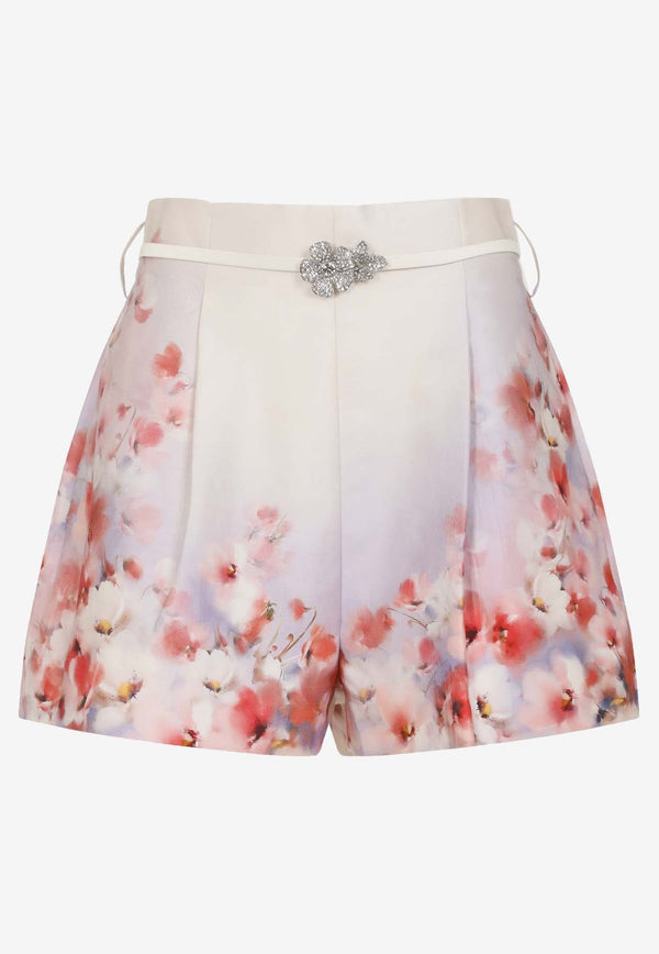 Crush Flora Print Shorts