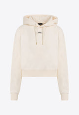 The Gros Grain Cropped Hooded Sweatshirt