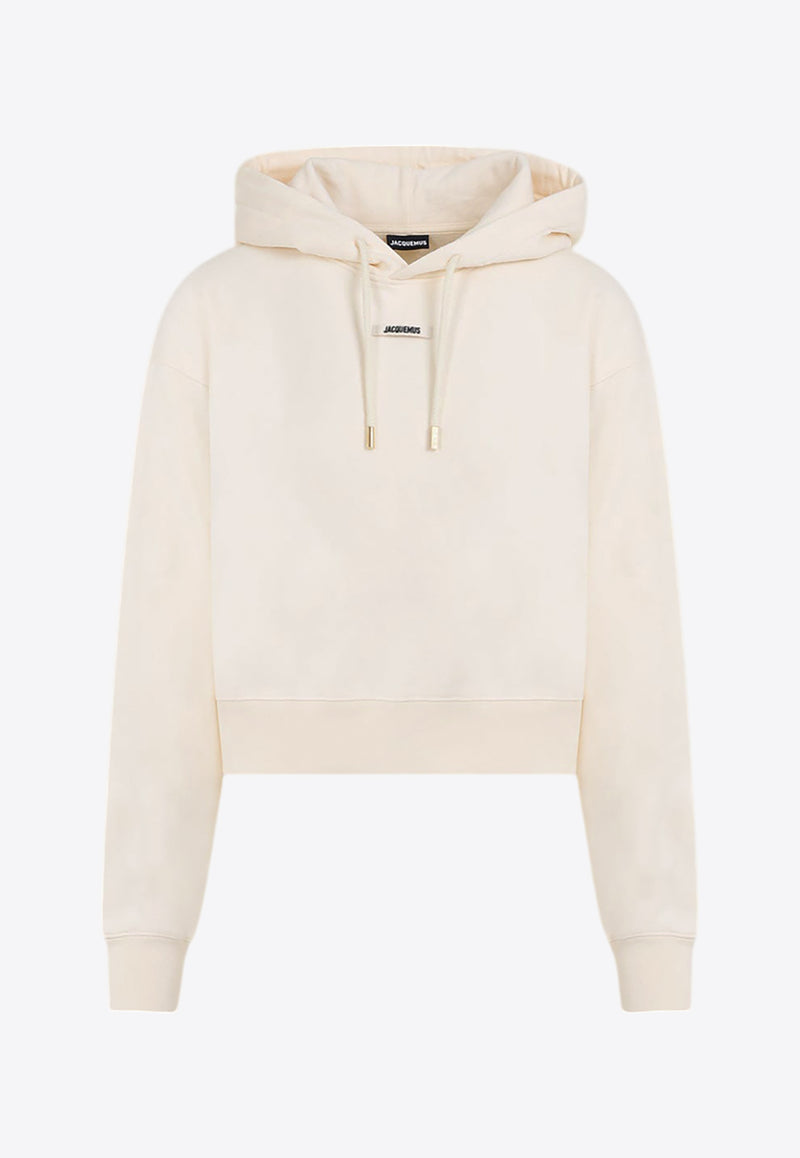 The Gros Grain Cropped Hooded Sweatshirt