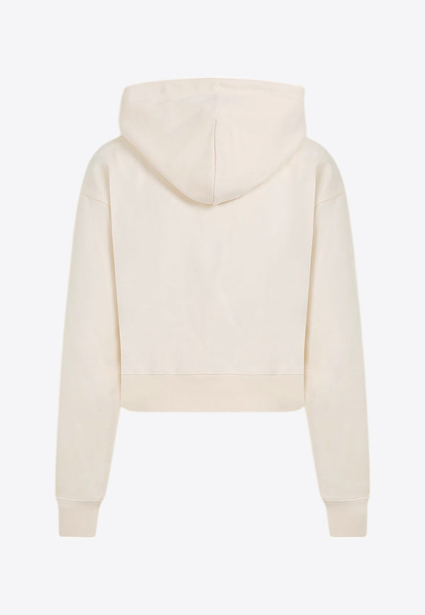 The Gros Grain Cropped Hooded Sweatshirt