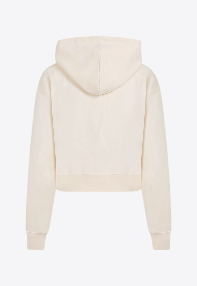 The Gros Grain Cropped Hooded Sweatshirt