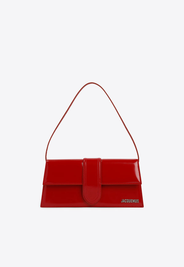 Le Bambino Polished Leather Shoulder Bag