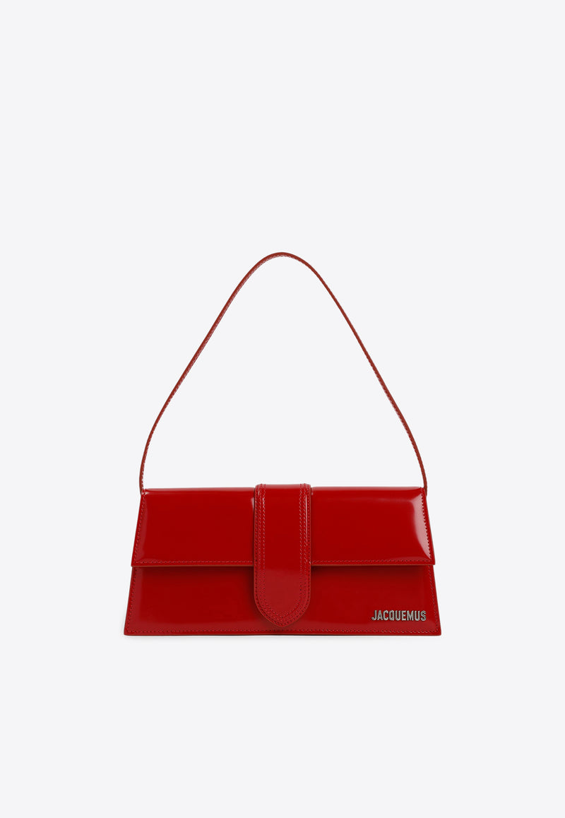 Le Bambino Polished Leather Shoulder Bag