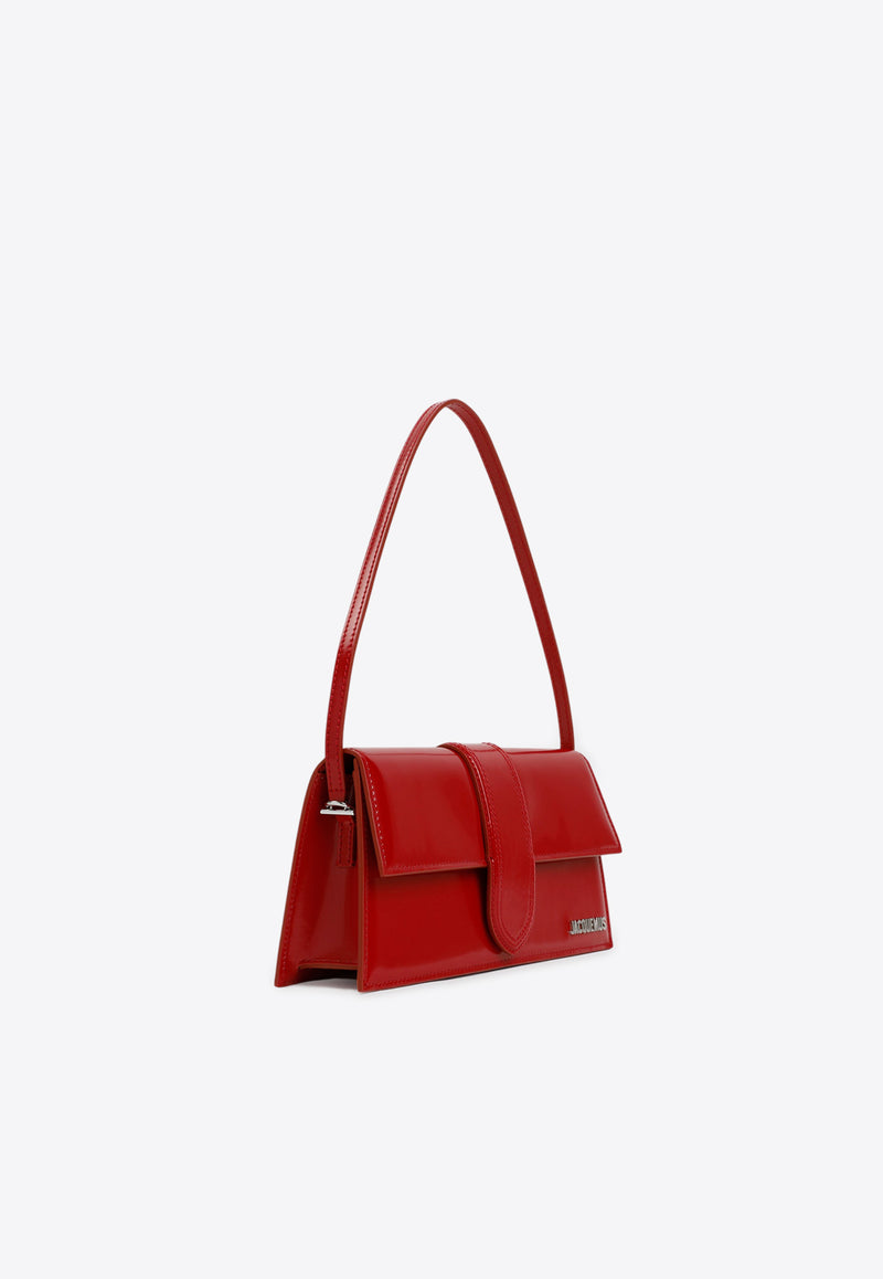 Le Bambino Polished Leather Shoulder Bag