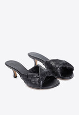 Blink 50 Intrecciato Leather Mules