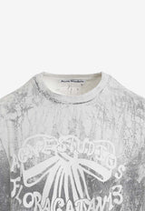 Plaster Print Crewneck T-shirt