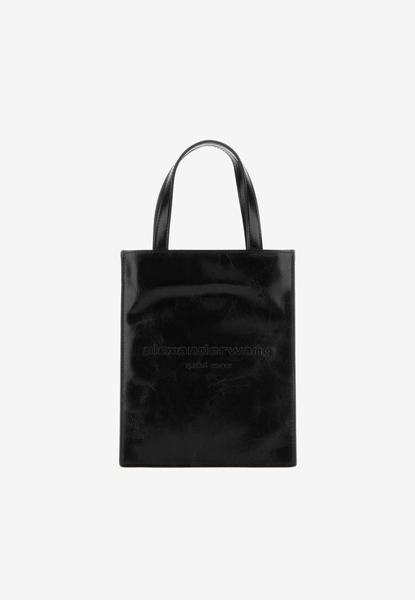 Alexander Wang, HNKW, SS25, Women, Bags, Crossbody Bags, Shoulder Bags, Top Handle Bags, Tote Bags Small Pinch Leather Tote Bag Black 20125T89LBLACK