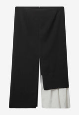 The Garment Treviso Layered Midi Skirt Black 20239BLACK