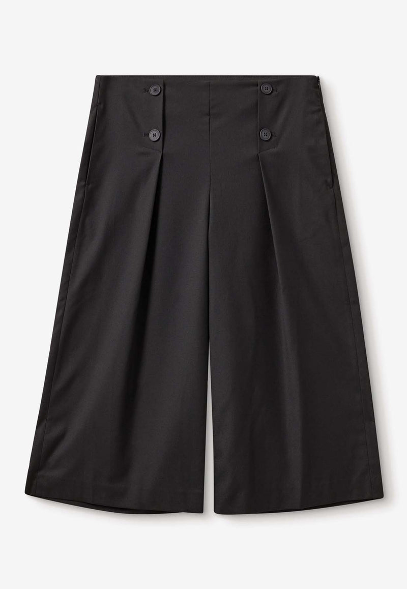 The Garment Douglas Cropped Culottes Black 20421BLACK