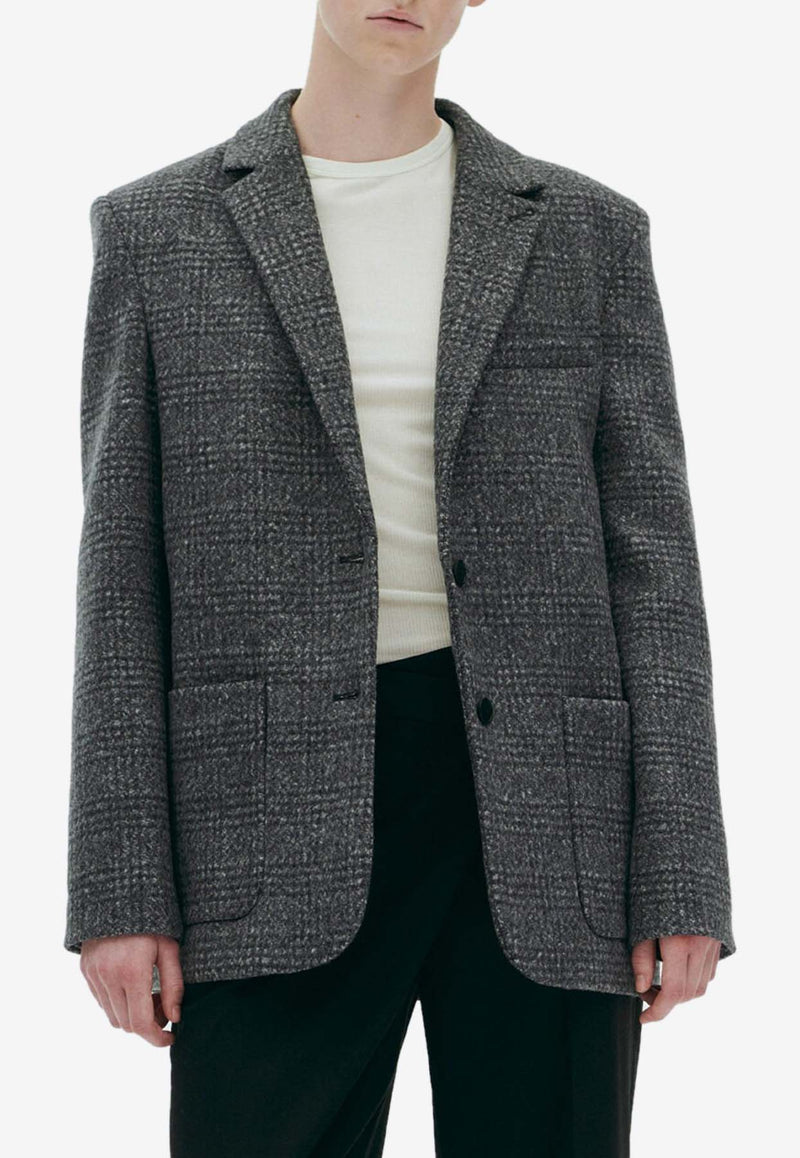 The Garment Brad Checked Blazer 20575DARK GREY/FLINT